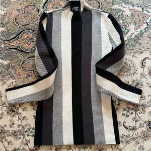 INC International Concepts Ribbed Colorblock Sweater